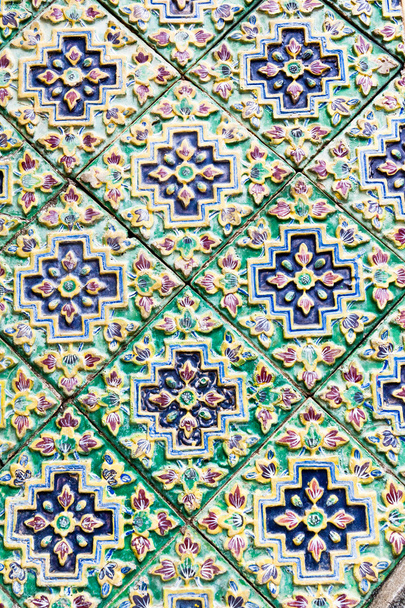 Textura de fondo azulejos flor
 - Foto, Imagen