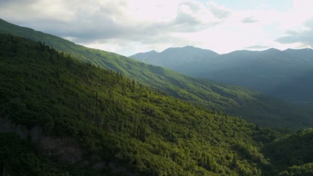Montanhas de Chugach South Central Alaska - Filmagem, Vídeo