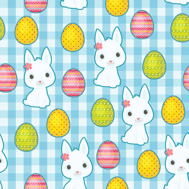 Easter seamless vector pattern - Vetor, Imagem