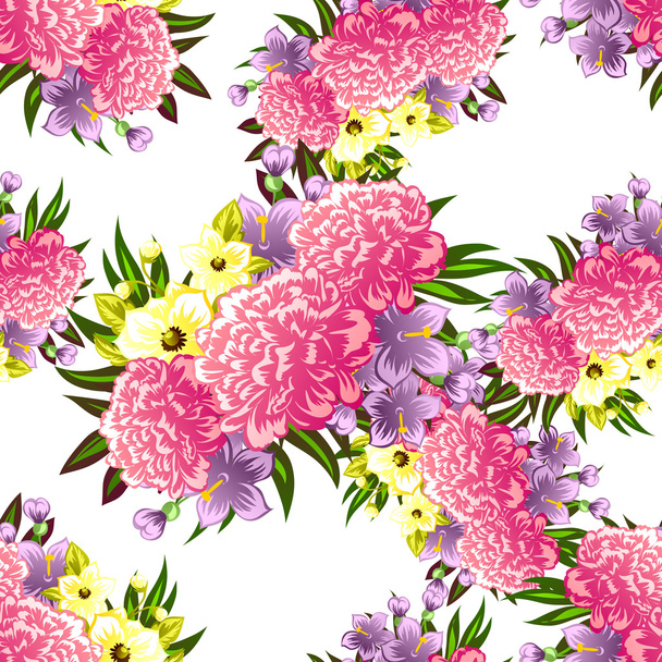 Floral seamless pattern. - Vetor, Imagem