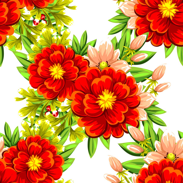 Floral seamless pattern. - Vecteur, image