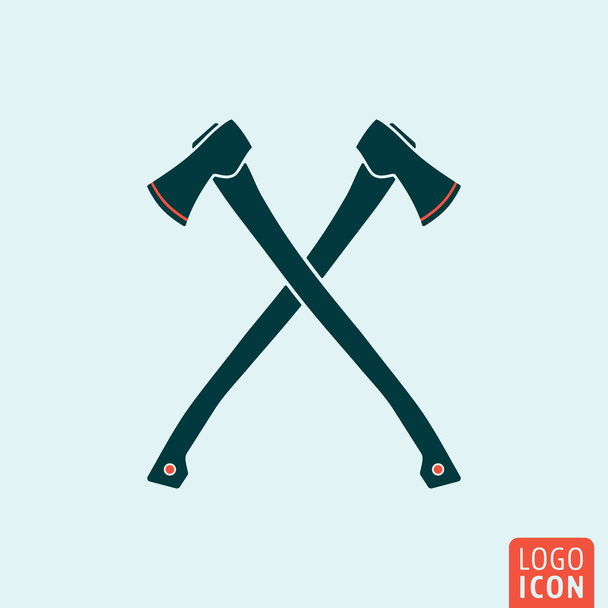 Axe icon isolated - Vector, Image