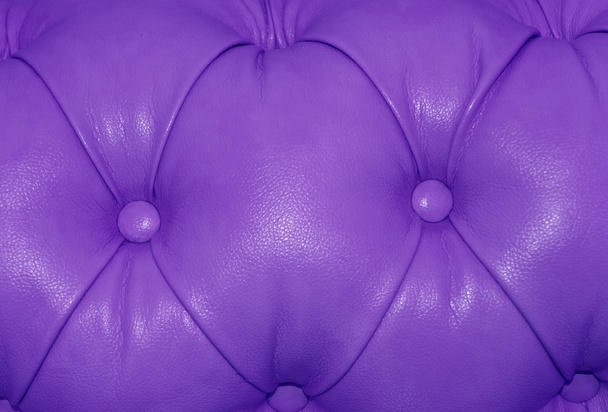 Leather upholstery of a magnificent sofa - Photo, Image
