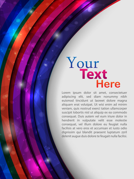 Colorful abstract template - Vector, Imagen