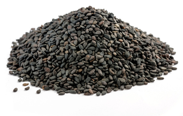 Hromadu černých semen - Fotografie, Obrázek