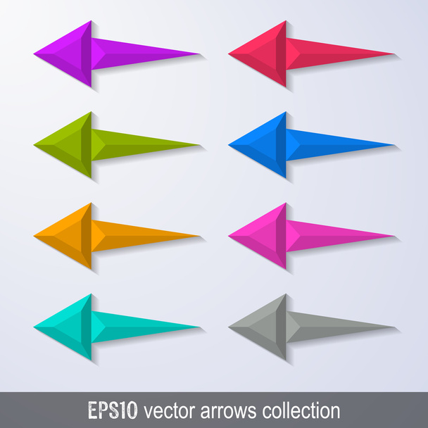 Colección de elementos de diseño de flechas
 - Vector, imagen
