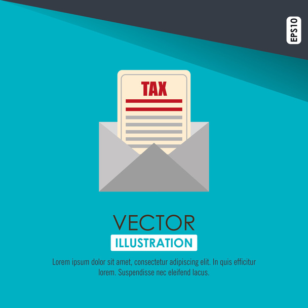 diseño de tiempo de impuestos
 - Vector, Imagen