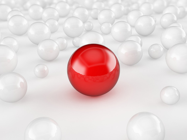 Different red ball - Photo, Image