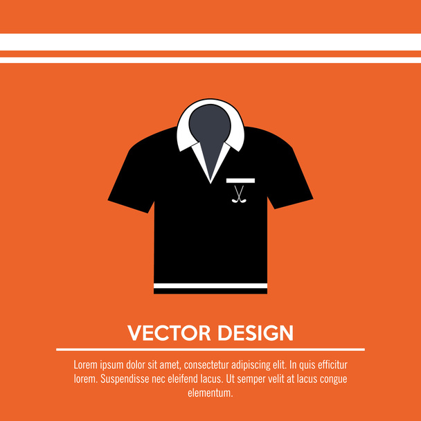 diseño del club de golf
 - Vector, Imagen