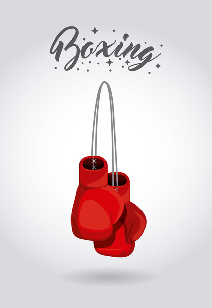 boxing sport design - Vector, Image
