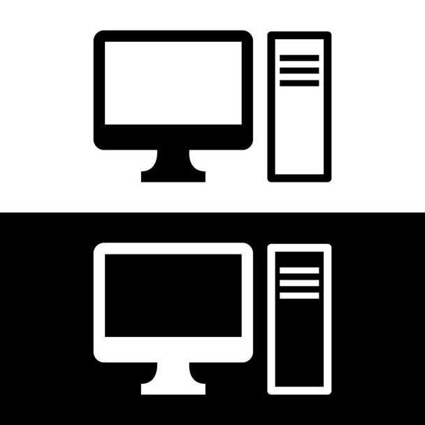 Computer icons set great for any use. Vector EPS10. - Vector, Image