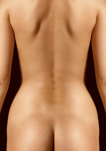 Close up of beautiful female back - Foto, afbeelding