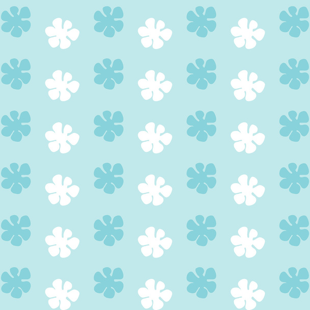 blue flower wallpaper great for any use. Vector EPS10. - Vector, imagen
