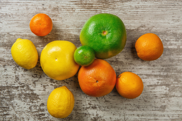 Citrus fruits background - Фото, зображення