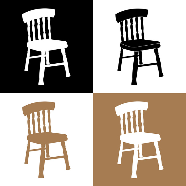Chair Set Vector EPS10, Great for any use. - Vector, Image