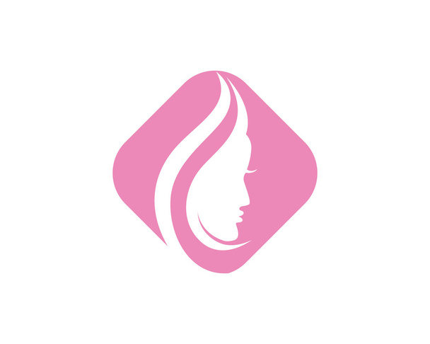 Naisten hiukset logo salon s apa
 - Vektori, kuva