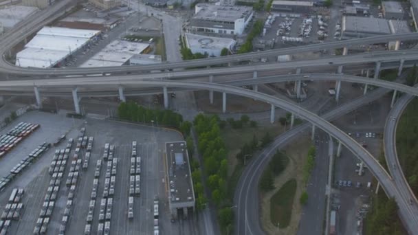 Основний трафік в Сіетлі місто - Кадри, відео