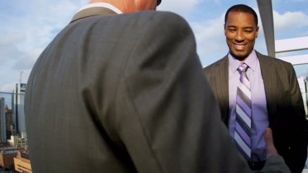 Handschlag des multiethnischen Business-Teams  - Filmmaterial, Video