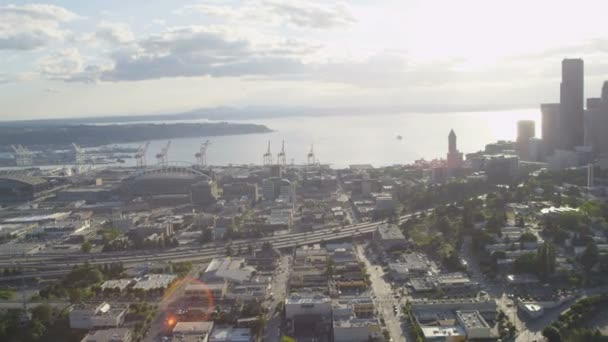 Centre-ville de Seattle quartier des affaires
 - Séquence, vidéo