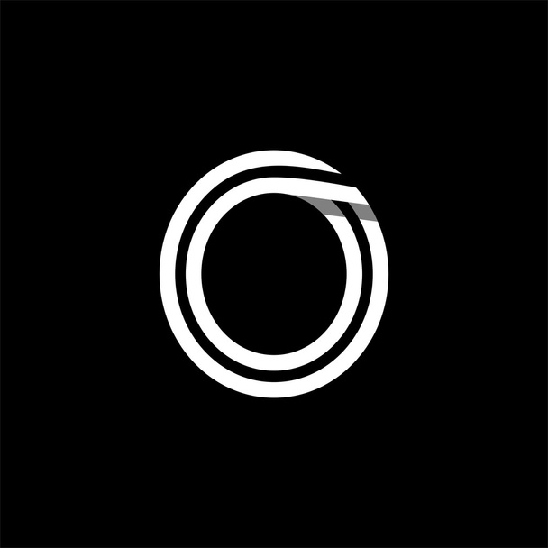 Capital letter O logo - Διάνυσμα, εικόνα
