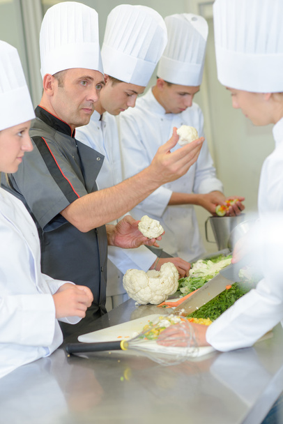 cooking class and man - Foto, Bild