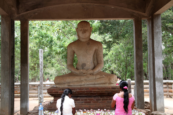 Samadhi Βούδα σε Ανουραντχαπούρα, Σρι Λάνκα - Φωτογραφία, εικόνα