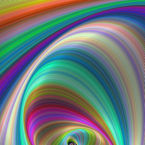 Sueño colorido - arte abstracto generado por computadora
 - Vector, Imagen