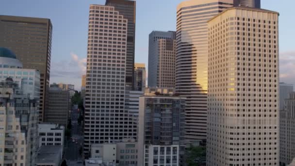 Innenstadt von Seattle Business District - Filmmaterial, Video