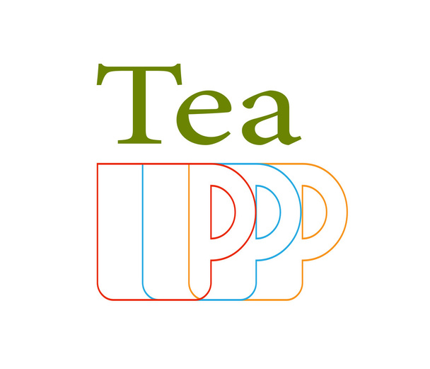 Green tea color vector - Vector, Image