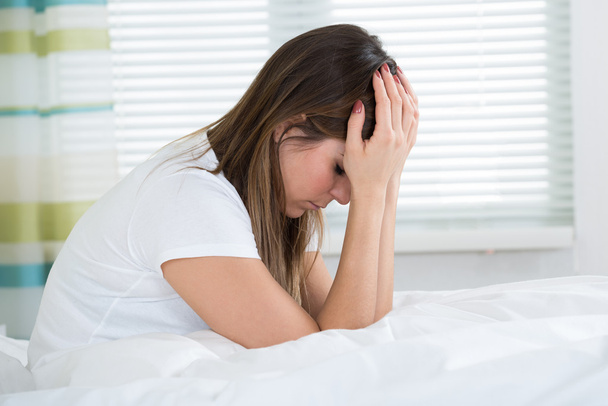 Woman Suffering From Headache - Фото, зображення