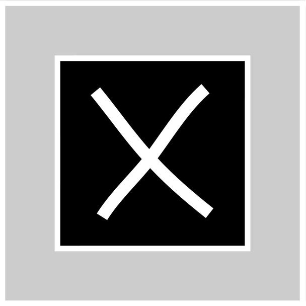 Icono negro rechazado Vector EPS10, ideal para cualquier uso
. - Vector, imagen