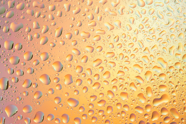 image couleur de fond de gouttelettes d'eau. image couleur de la gouttelette liquide avec une place pour une inscription
 - Photo, image