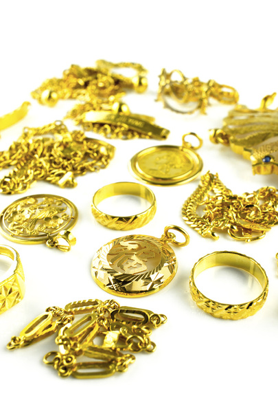ποικίλλει χρυσά κοσμήματα - Φωτογραφία, εικόνα