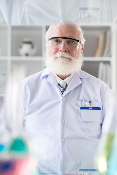 Portrait of senior scientistt - Foto, Imagem