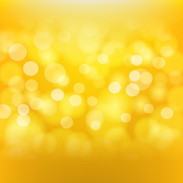 goldenen Hintergrund mit verschwommenen Lichteffekten. Vektor - Vektor, Bild