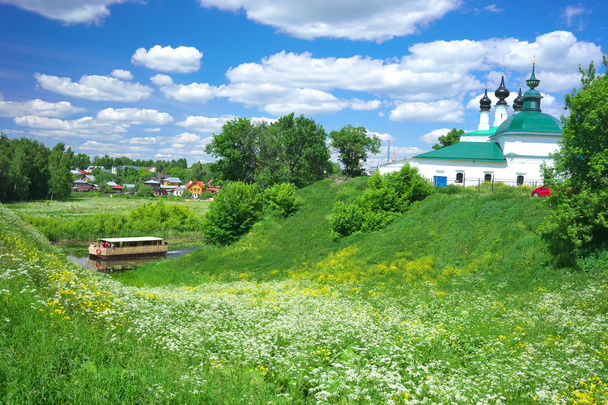Summer landscape in Suzdal - Φωτογραφία, εικόνα