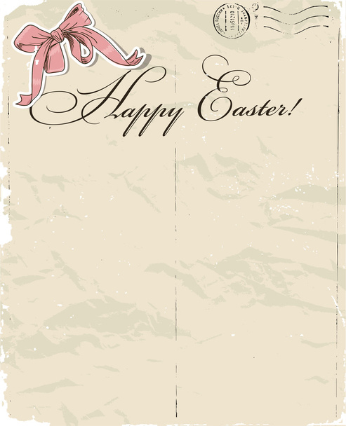 Vintage poster about Easter. - Vector, Imagen