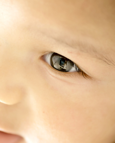 Detalle del ojo bebé
 - Foto, Imagen