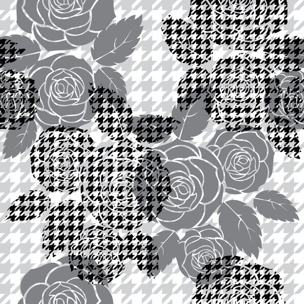 Hounds-tooth seamless pattern - ベクター画像