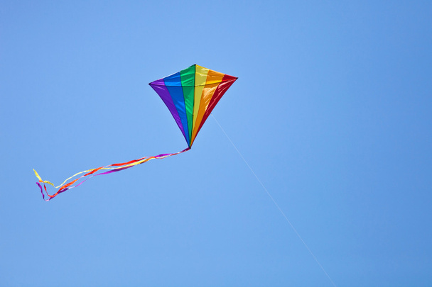 latający latawiec - Zdjęcie, obraz