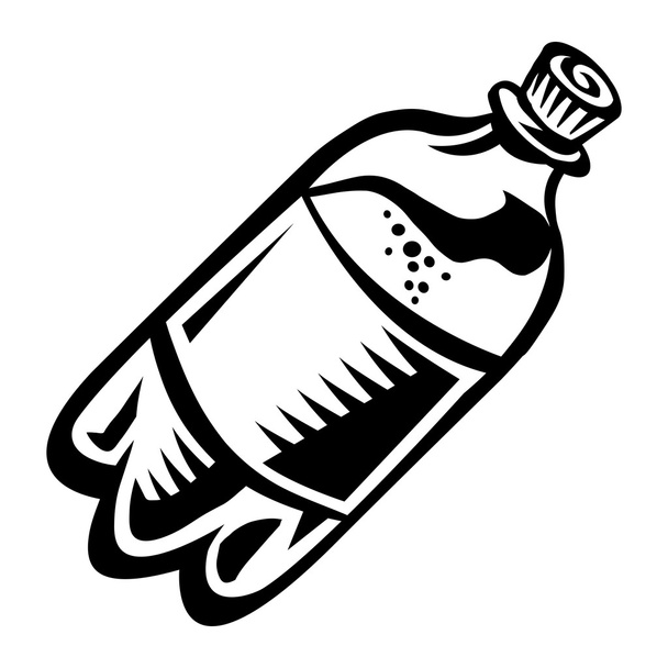 Icône vectorielle de bouteille de boisson gazeuse Pop
 - Vecteur, image