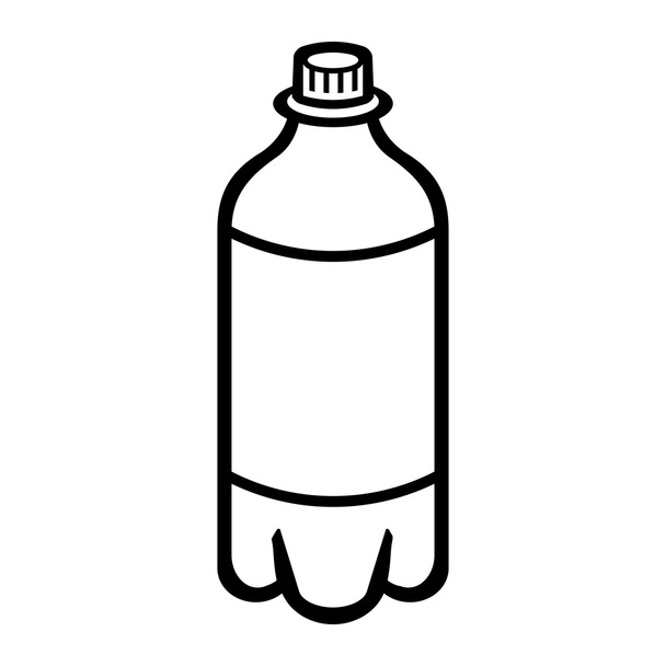 Soda Pop Drink Flasche Vektor Symbol - Vektor, Bild