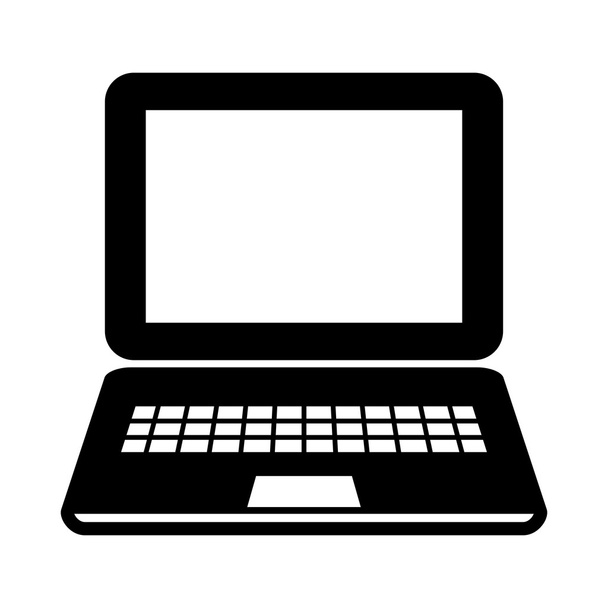 ноутбук комп'ютер вектор значок
 - Вектор, зображення