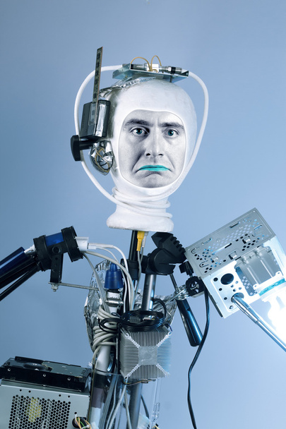 Человеческий робот-киборг
 - Фото, изображение
