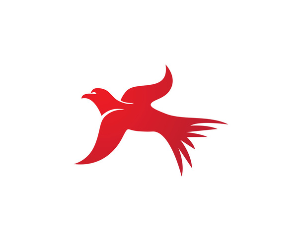 Ícone de vetor de modelo de logotipo Falcon - Vetor, Imagem