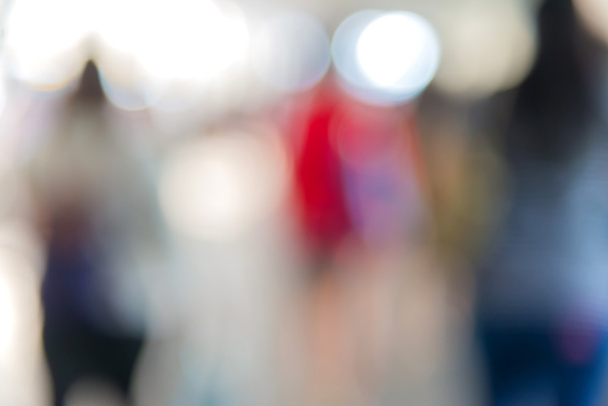 rozmazání Lidé procházky v chodbě obchodního centra - Fotografie, Obrázek