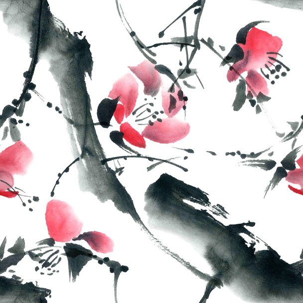 Blossom tree pattern - Valokuva, kuva