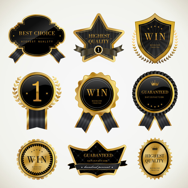 simplicity prize medal collection set - Vector, Image