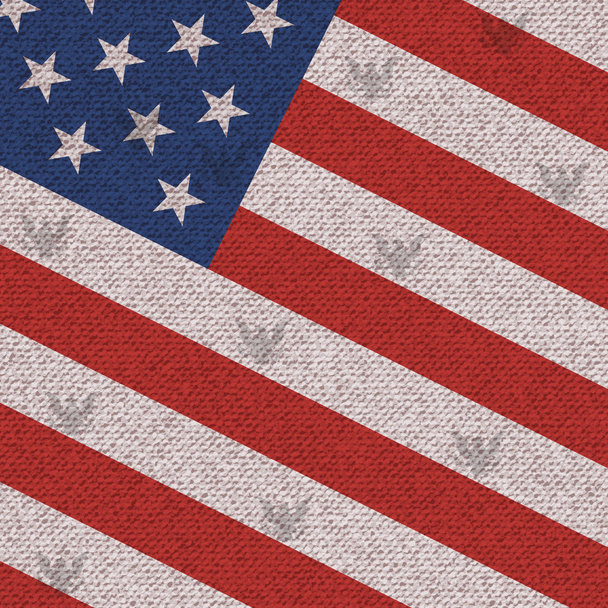 American Vintage Flag tausta
.  - Vektori, kuva