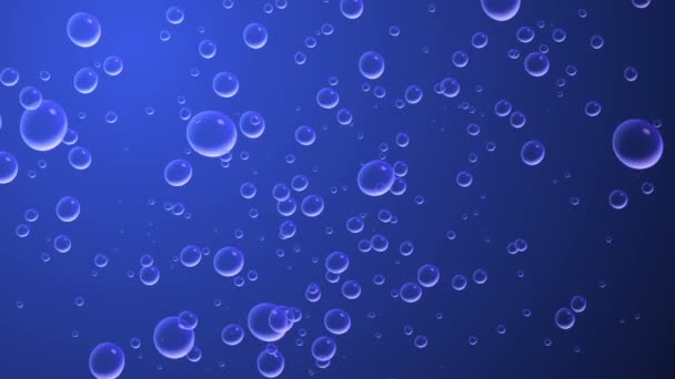 Blasen unter Wasser abstrakt 4k - Filmmaterial, Video